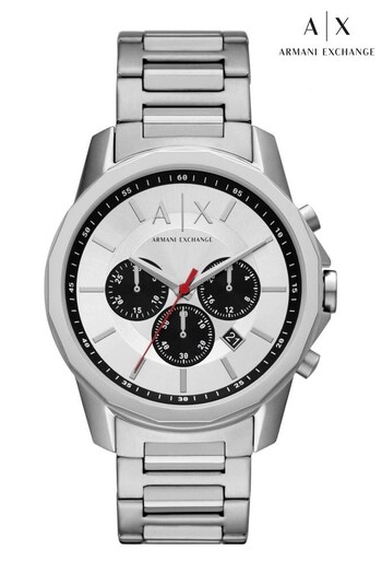 Armani Exchange Gents Silver Tone Watch (764130) | £209