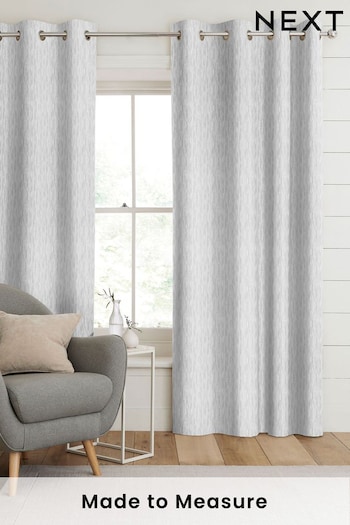 Silver Grey Kally Made To Measure Curtains (764374) | £100