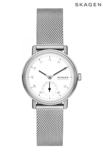 Skagen Ladies Silver Tone Kuppel Lille Watch (764646) | £149