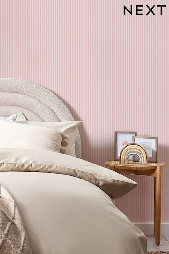 Pink Calm Stripe Pink Wallpaper (765099) | £34