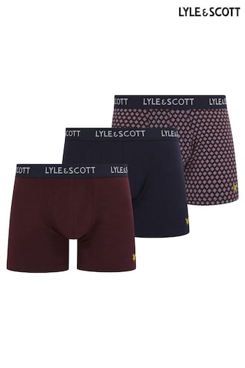 Lyle & Scott Multi Elliot Premium Underwear Trunks 3 Pack (765179) | £34