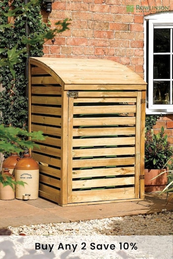 Rowlinson Natural timber Garden Single Bin Store (765527) | £185