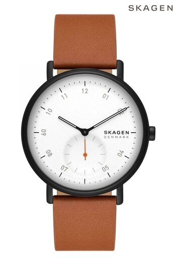 Skagen Gents Kuppel Brown Watch (765675) | £129