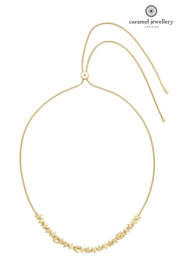 Caramel Jewellery London Gold 'Luna' Star Friendship Necklace (766063) | £28