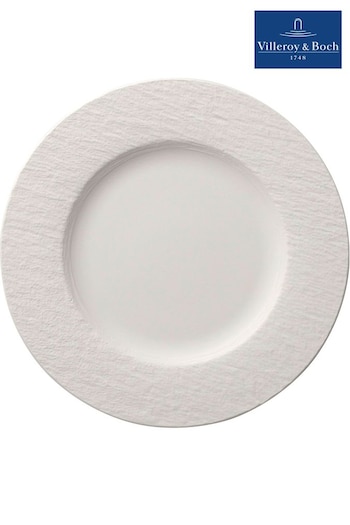 Villeroy & Boch White Manufacture Rock Dinner Plate (766068) | £24