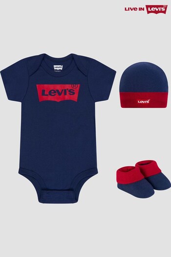 Baby Navy Blue Bodyvest Gift Set (767334) | £12
