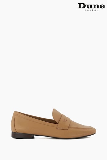 Dune London Cream Gianetta Soft Padded Loafers (767621) | £80
