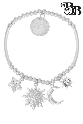Bibi Bijoux Silver Tone Cielo Charm Ball Bracelet (767788) | £30