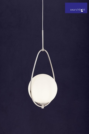 Searchlight Stainless Steel Amy Ball Ceiling Light Pendant (767898) | £48