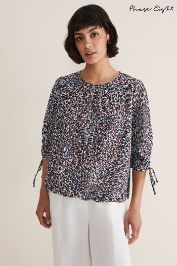 Phase Eight Cream Rosalind Printed Top (768108) | £59