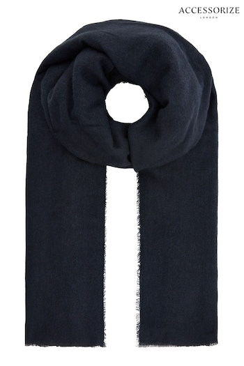 Accessorize Blue Wells Blanket Scarf (768154) | £22