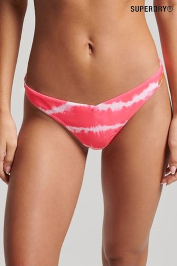 Superdry Pink Tie Dye Bikini Briefs (768546) | £25