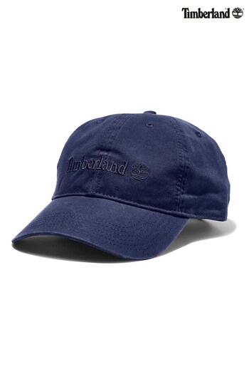 Timberland fur Blue Cooper Hill Cotton Canvas Baseball Hat (768629) | £30