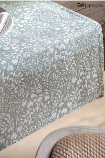 Gallery Home Sage Green Botanical Table Runner (769148) | £14