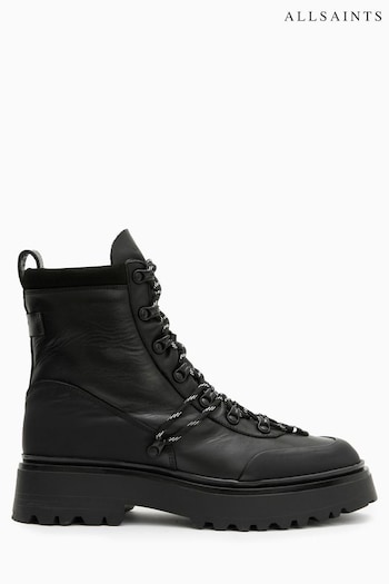 AllSaints Black Ker Boots (769949) | £249