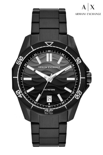 Armani Exchange Gents Black Watch (770304) | £219