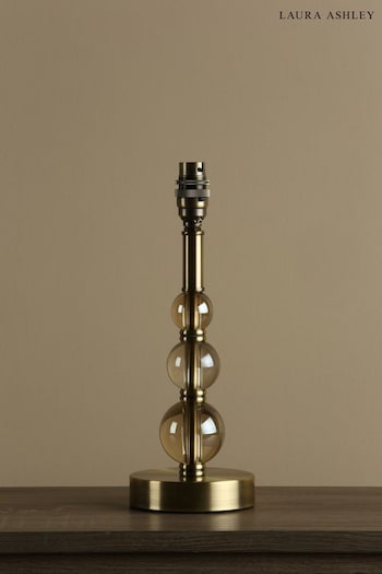 Laura Ashley Antique Brass Selby Glass Ball Table Lamp Base (770542) | £80