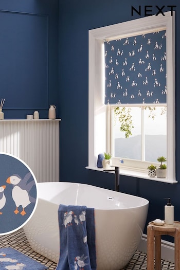 Blue Puffin Moisture Resistant Ready Made Roller Blind (770559) | £24 - £54