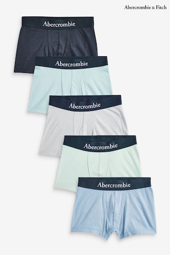 Abercrombie & Fitch Blue Boxers 5 Pack (771393) | £39