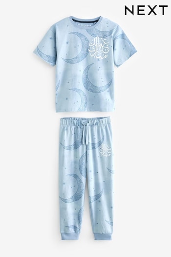 Blue Eid Single Pyjamas (9mths-12yrs) (771397) | £11 - £16