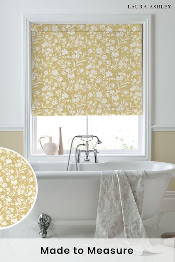 Laura Ashley Gold Rye Wood Violet Made to Measure Roman Blinds (771826) | £84