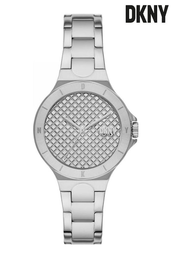 DKNY Ladies Silver Tone Chambers Watch (771915) | £139