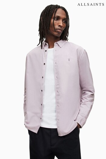 AllSaints Purple Hermosa LLong Sleeve Shirt (771995) | £99