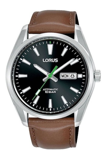 Lorus Gents Automatic Brown Watch (772026) | £140