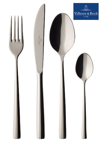 Villeroy and Boch Silver Piemont 4pc Cutlery Set (772175) | £22