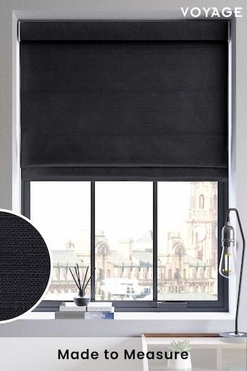 Black Voyage Maison Jasper Made To Measure Roman Blind (772327) | £79