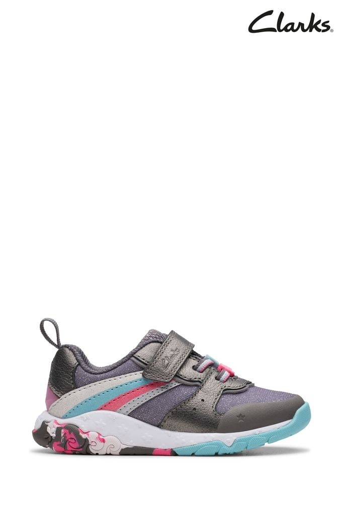 Buy Newborn Boys Older Girls Younger Girls Trainers Grey Standard Clarks Online AspennigeriaShops