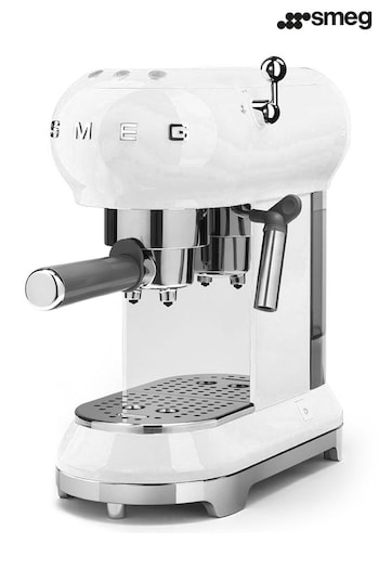 Smeg White Espresso Coffee Machine (772450) | £330