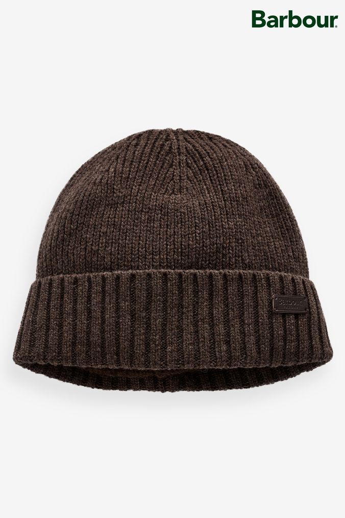 Mens barbour beanie hat clearance