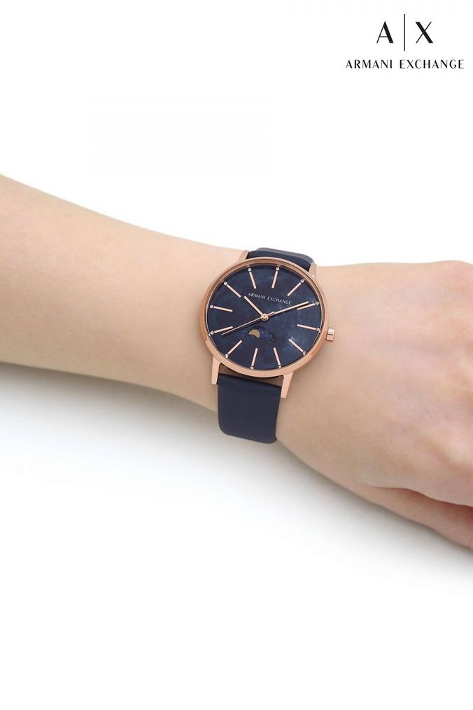 Buy Women s Blue Armani Exchange Jewellery Online Next UK
