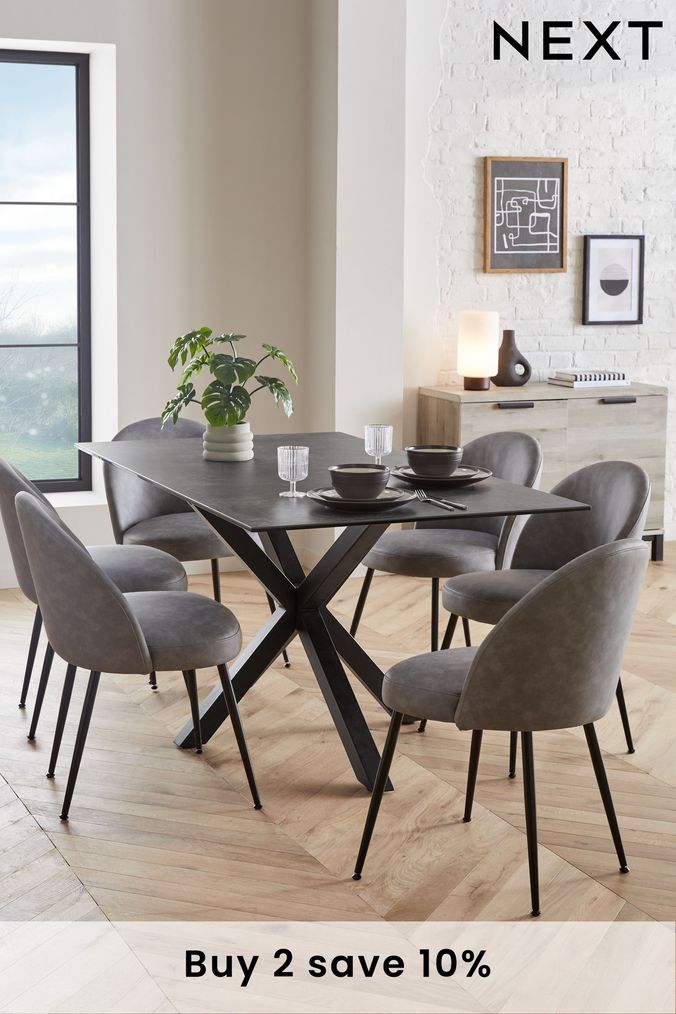 Marble dining outlet table next