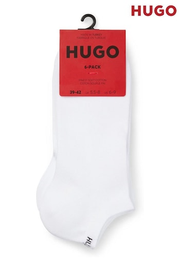 HUGO Uni White Socks 6P (773413) | £39