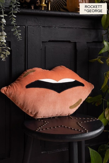 Rockett St George Pink Lips Cushion (773567) | £28