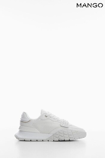 Mango Volume Sole White Sneakers (775036) | £80