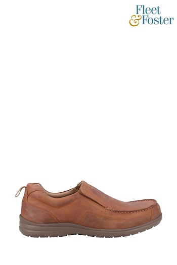 Fleet & Foster Paul Brown Shoes closer (775339) | £73