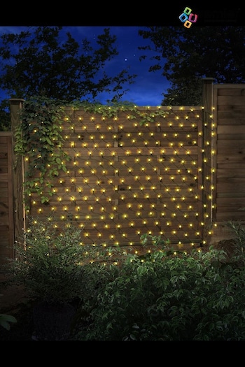 Premier Decorations Ltd Garden 200 Warm White Solar Net Lights (775553) | £35