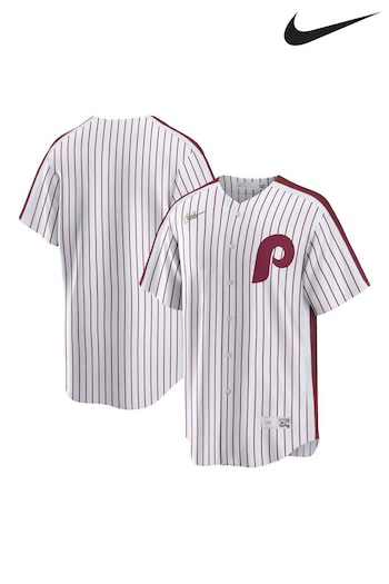 Nike White Philadelphia Phillies Official Replica Cooperstown Jersey (775903) | £105