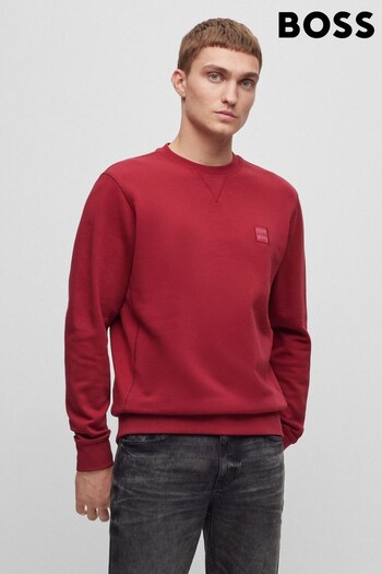 BOSS Red Patch Logo Crew Neck Sweatshirt (776096) | £99