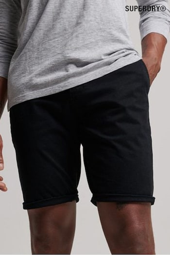 Superdry Black Core Chino Shorts (776119) | £40