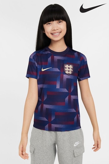 Nike Purple England Academy Pre Match Football Top (776203) | £55