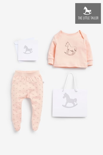 The Little Tailor Pink Jersey Top & Pants Gift Set (776232) | £20