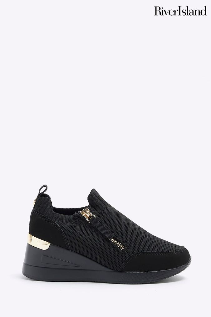River island sales girls black shoes