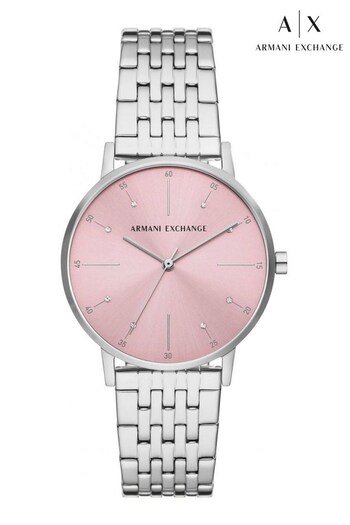 Armani Exchange Ladies Silver Tone Watch (776532) | £149
