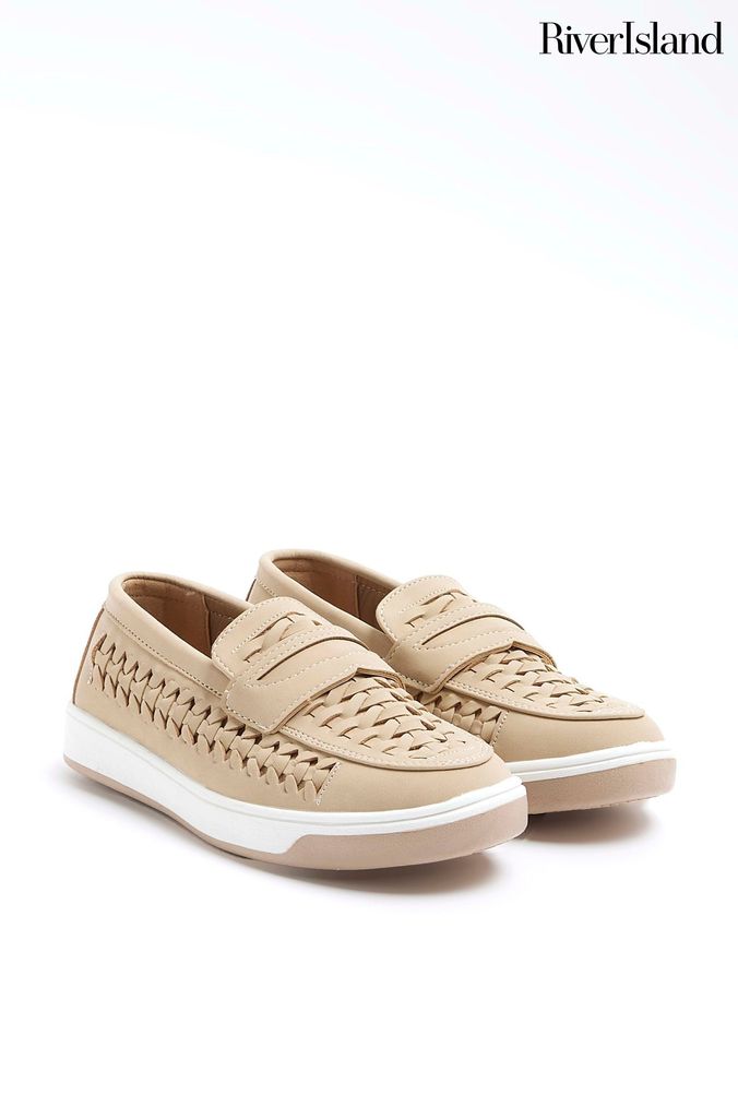 River Island Boys Trainers Boys Tan White Black Trainers Next