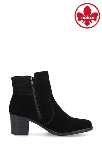 Rieker Womens Zipper Black Boots (777873) | £80