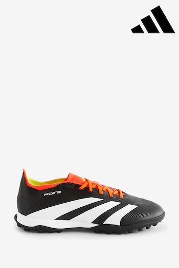 adidas Black Predator 24 League Low Turf Boots (779498) | £80